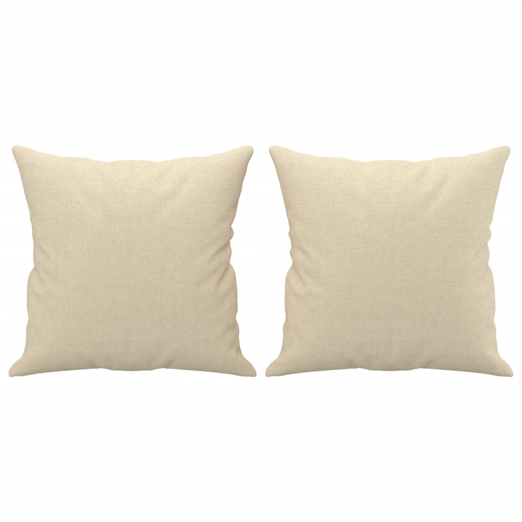 Ensemble de canapés 4 pcs avec coussins crème tissu - XIOS
