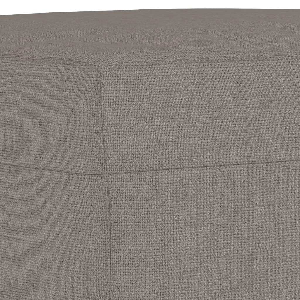Ensemble de canapés 4 pcs avec coussins taupe tissu - XIOS