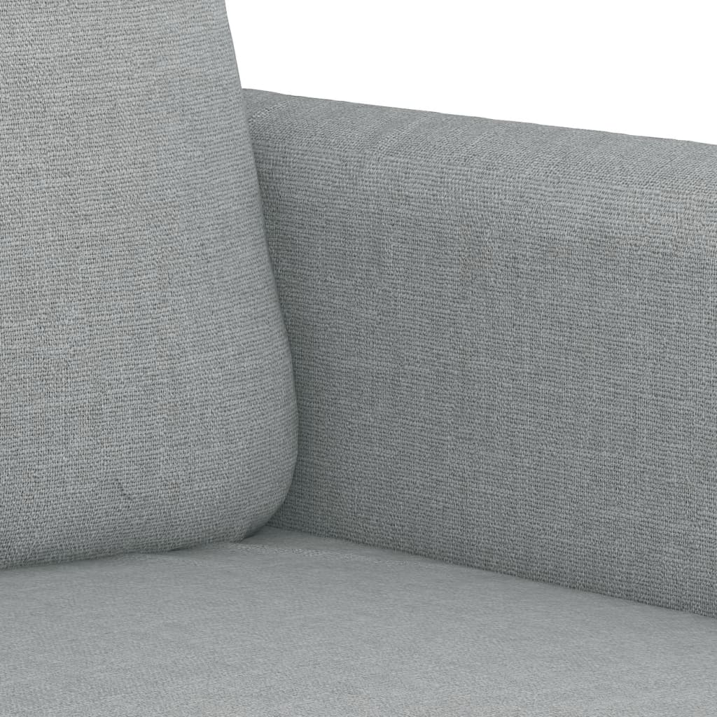 Ensemble de canapés 2 pcs coussins gris clair tissu - XIOS