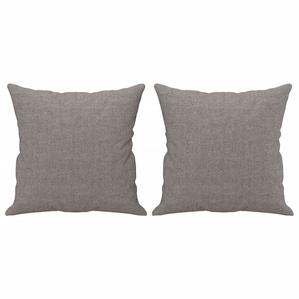 Ensemble de canapés 3 pcs avec coussins taupe tissu - XIOS