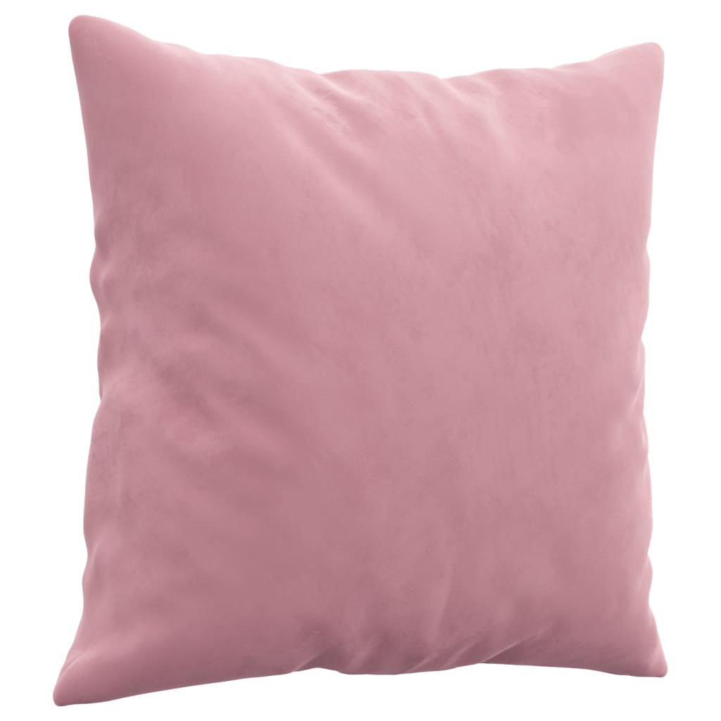 Ensemble de canapés 3 pcs avec coussins rose velours - XIOS