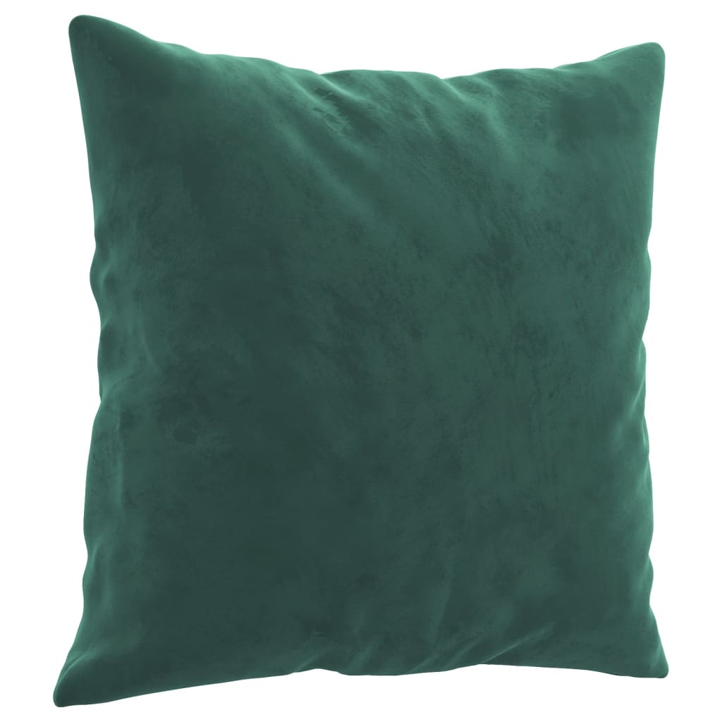 Ensemble de canapés 3 pcs avec coussins vert foncé velours - XIOS