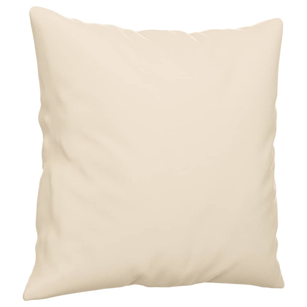 Ensemble de canapés 4 pcs avec coussins Beige Tissu microfibre - XIOS