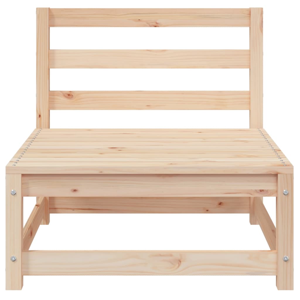 Canapé de jardin sans accoudoirs 70x70x67 cm bois de pin massif Éléments pour canapés modulables de jardin vidaXL