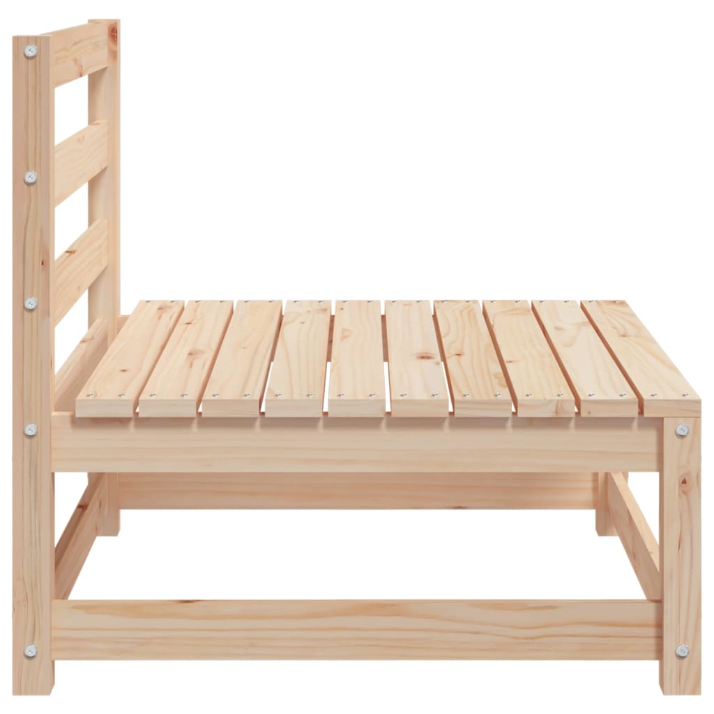 Canapé de jardin sans accoudoirs 70x70x67 cm bois de pin massif Éléments pour canapés modulables de jardin vidaXL