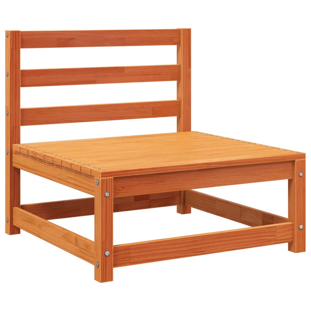Canapé de jardin sans accoudoirs repose-pieds bois pin massif Éléments pour canapés modulables de jardin vidaXL
