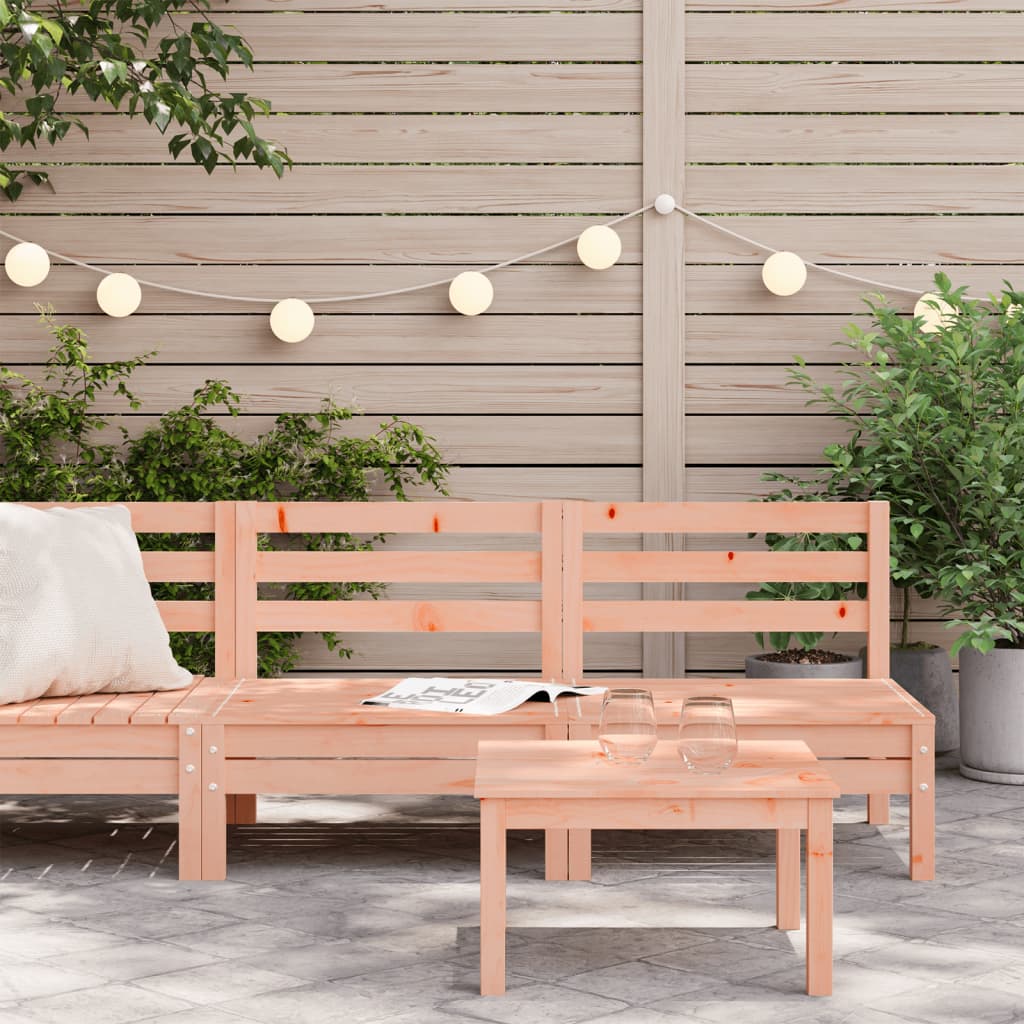 Canapés de jardin sans accoudoirs 2 pcs bois massif douglas Éléments pour canapés modulables de jardin vidaXL