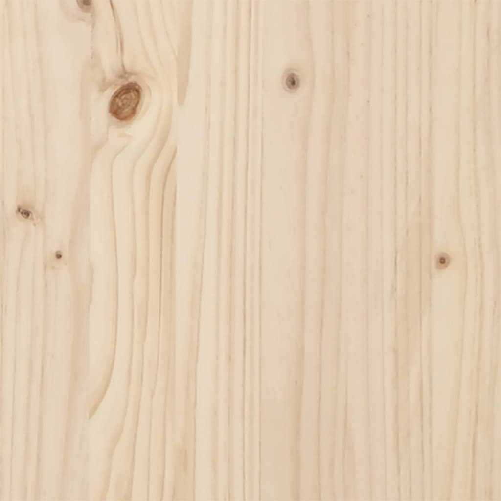 Canapé de jardin sans accoudoirs et coussins bois massif de pin Éléments pour canapés modulables de jardin vidaXL