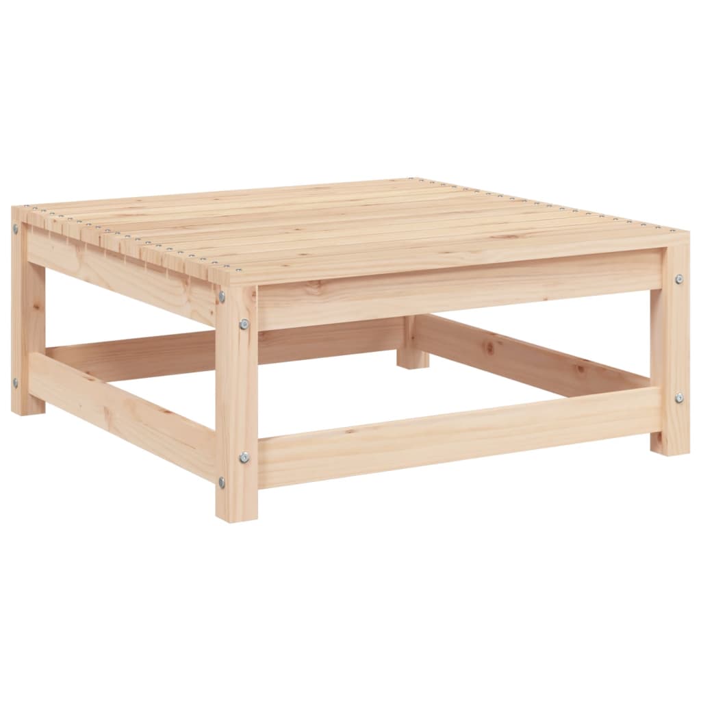 Canapé de jardin sans accoudoirs avec coussins et repose-pieds Éléments pour canapés modulables de jardin vidaXL