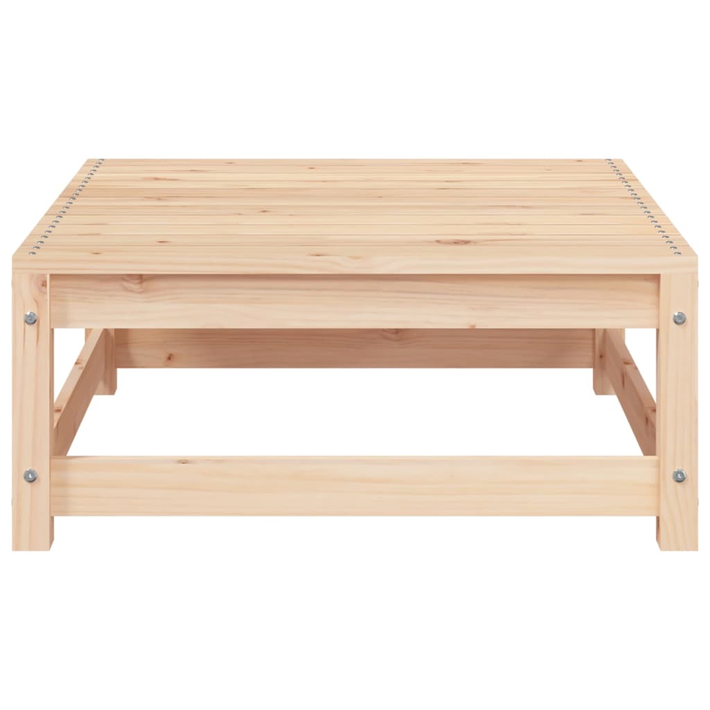 Canapé de jardin sans accoudoirs avec coussins et repose-pieds Éléments pour canapés modulables de jardin vidaXL