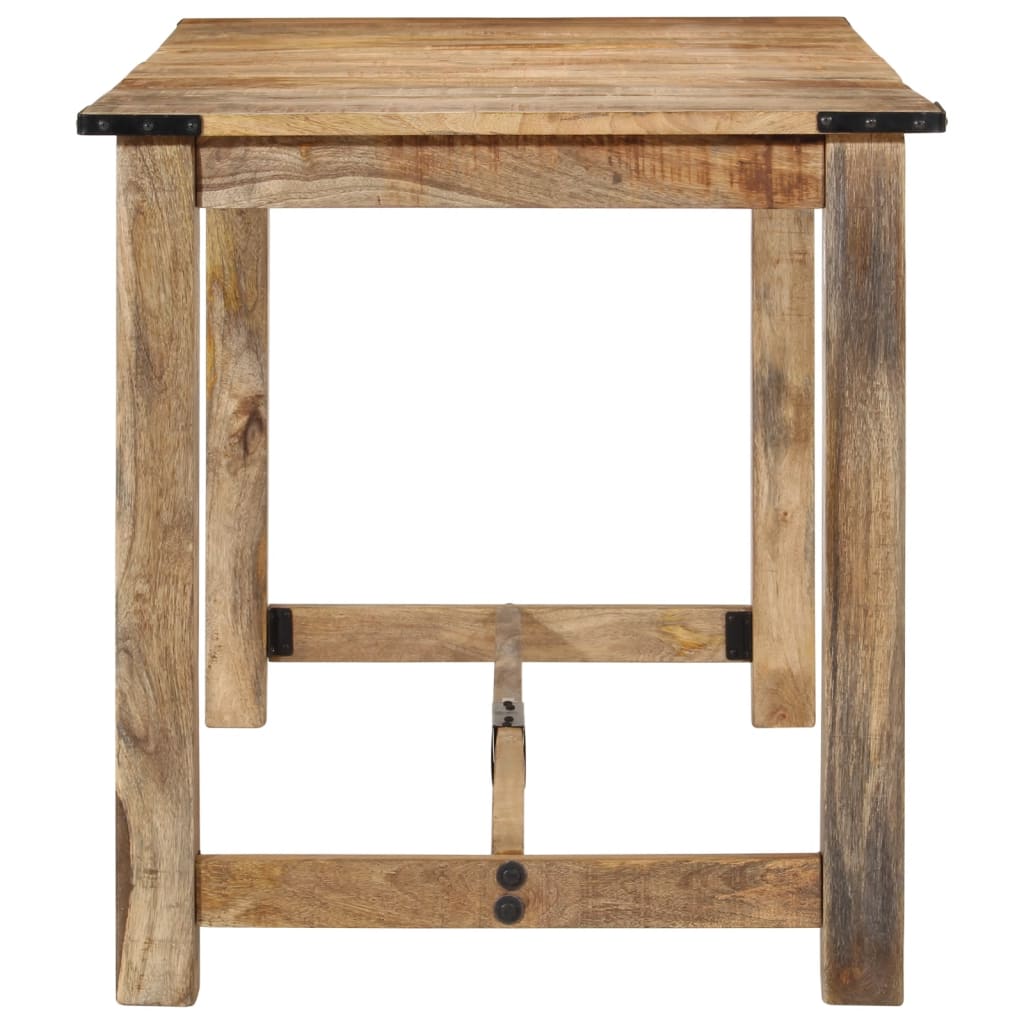Table à manger 140x70x75 cm bois de manguier massif