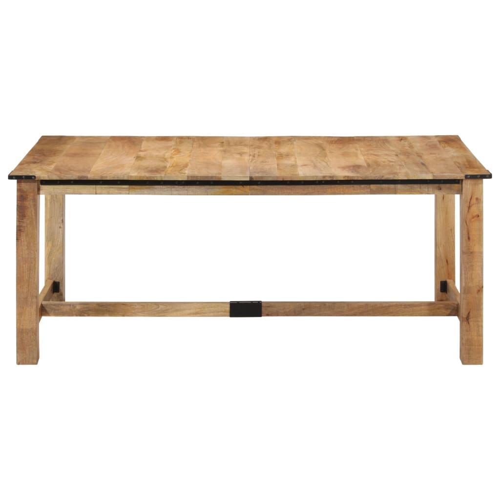 Table à dîner 180x90x75 cm bois de manguier massif