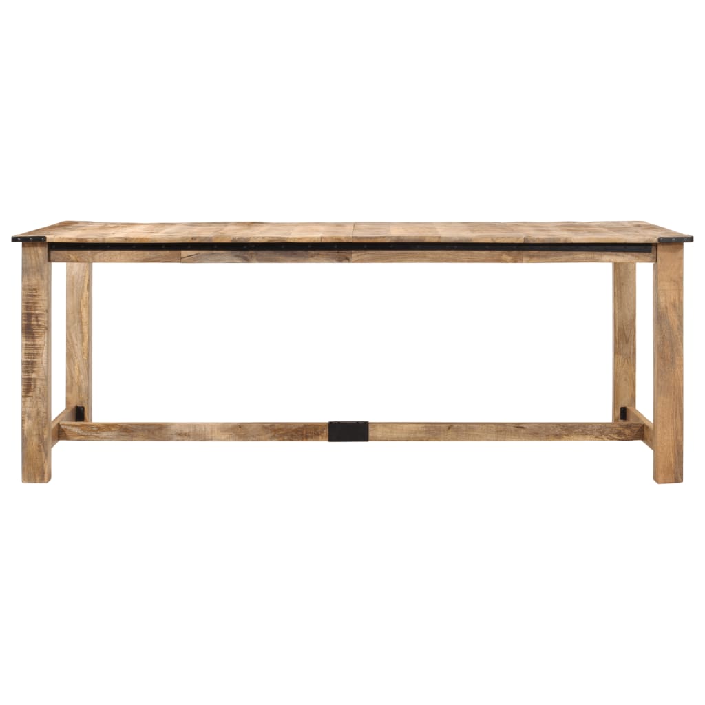 Table à manger 200x100x75 cm bois de manguier massif
