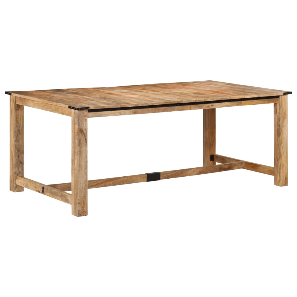 Table à manger 200x100x75 cm bois de manguier massif