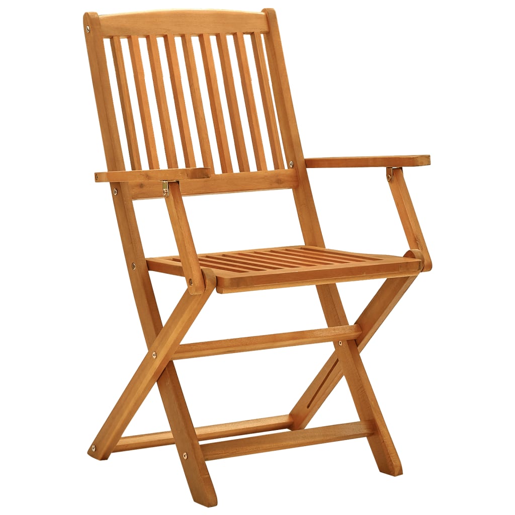 Ensemble à manger de jardin 5 pcs Bois d'acacia solide