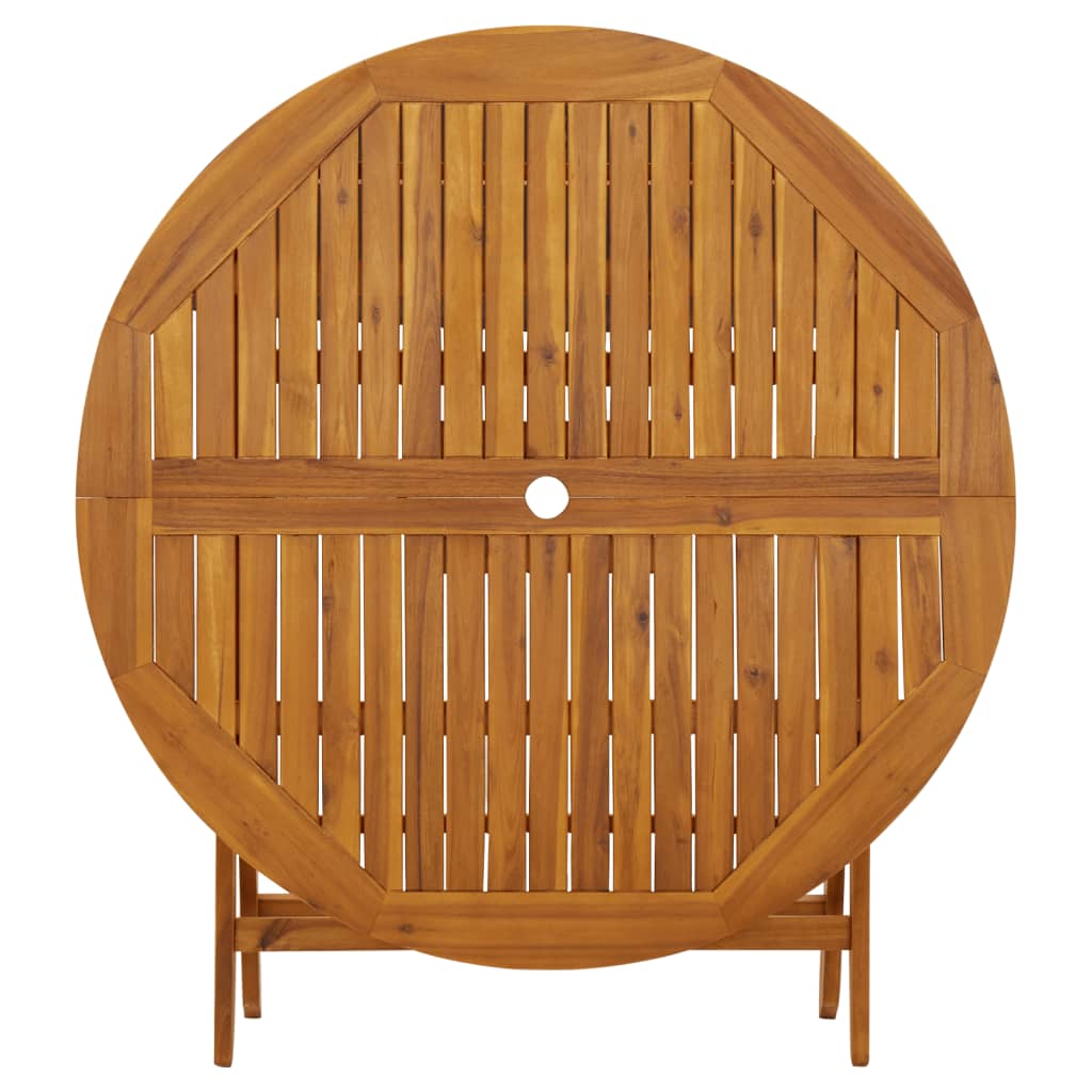 Ensemble à manger de jardin 5 pcs Bois d'acacia solide