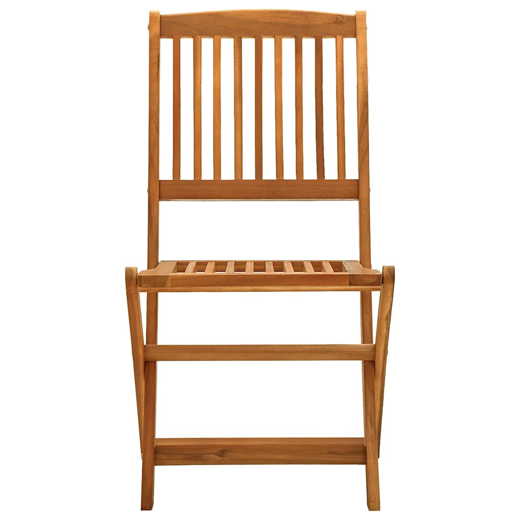 Ensemble de salle à manger de jardin 5 pcs bois d'acacia solide