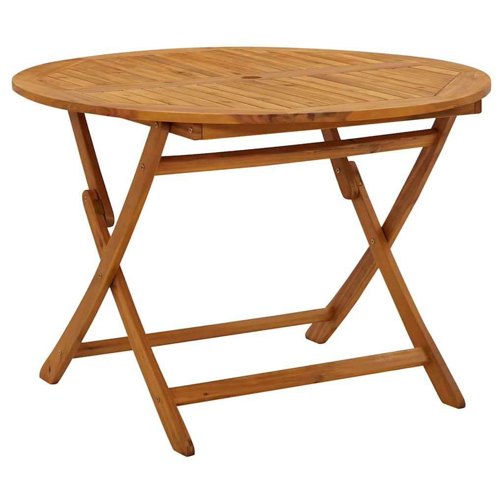 Ensemble de salle à manger de jardin 5 pcs bois d'acacia solide