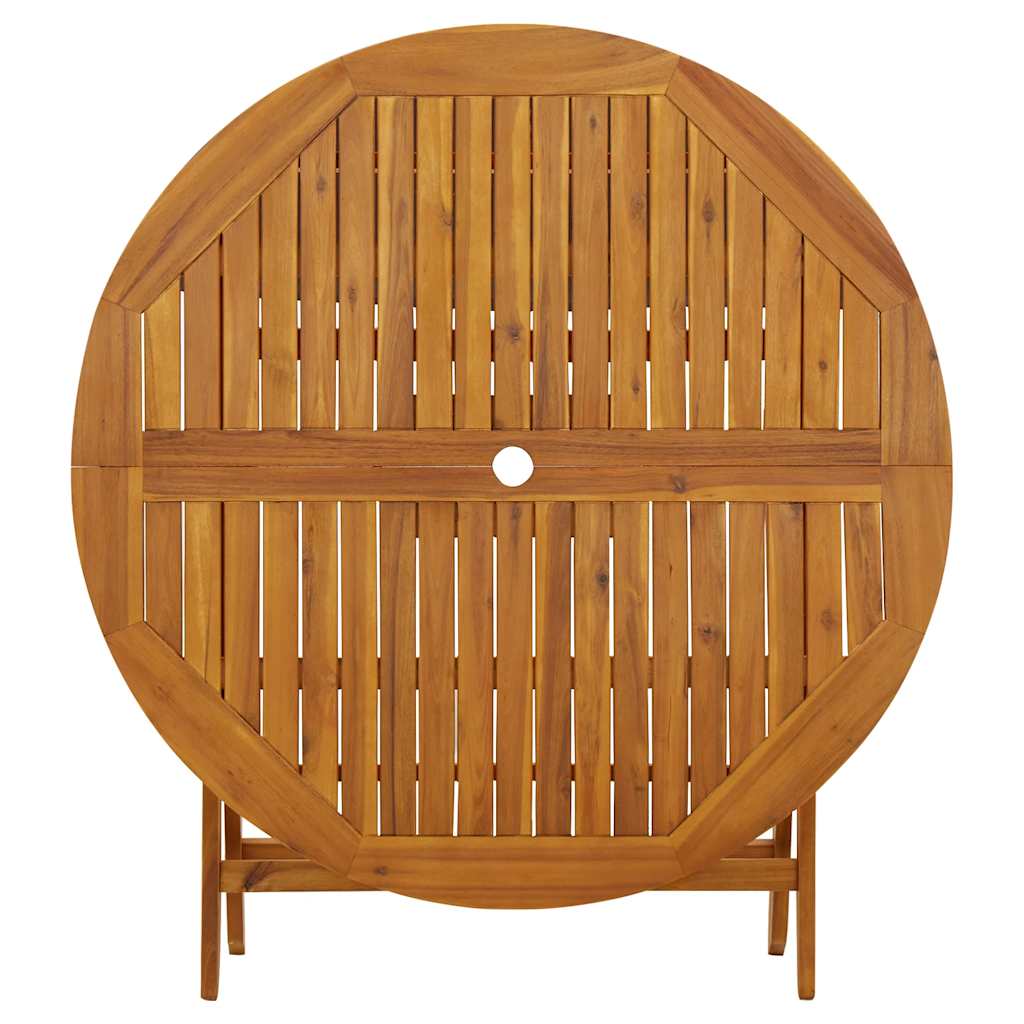 Ensemble de salle à manger de jardin 5 pcs bois d'acacia solide