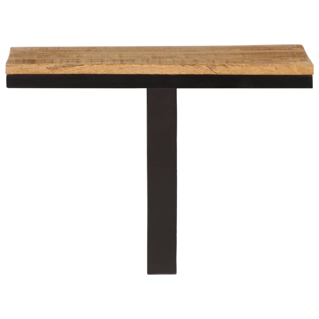 Étagère murale 40x30x32 cm bois massif de manguier et fer - XIOS