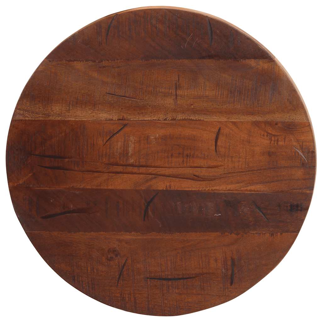 Dessus de table Ø 40x2,5 cm rond bois massif de récupération - XIOS