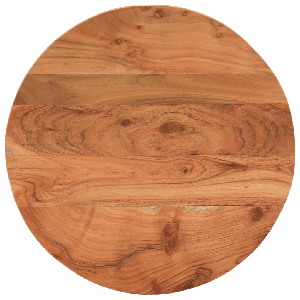 Dessus de table Ø60x2,5 cm rond bois massif d'acacia - XIOS