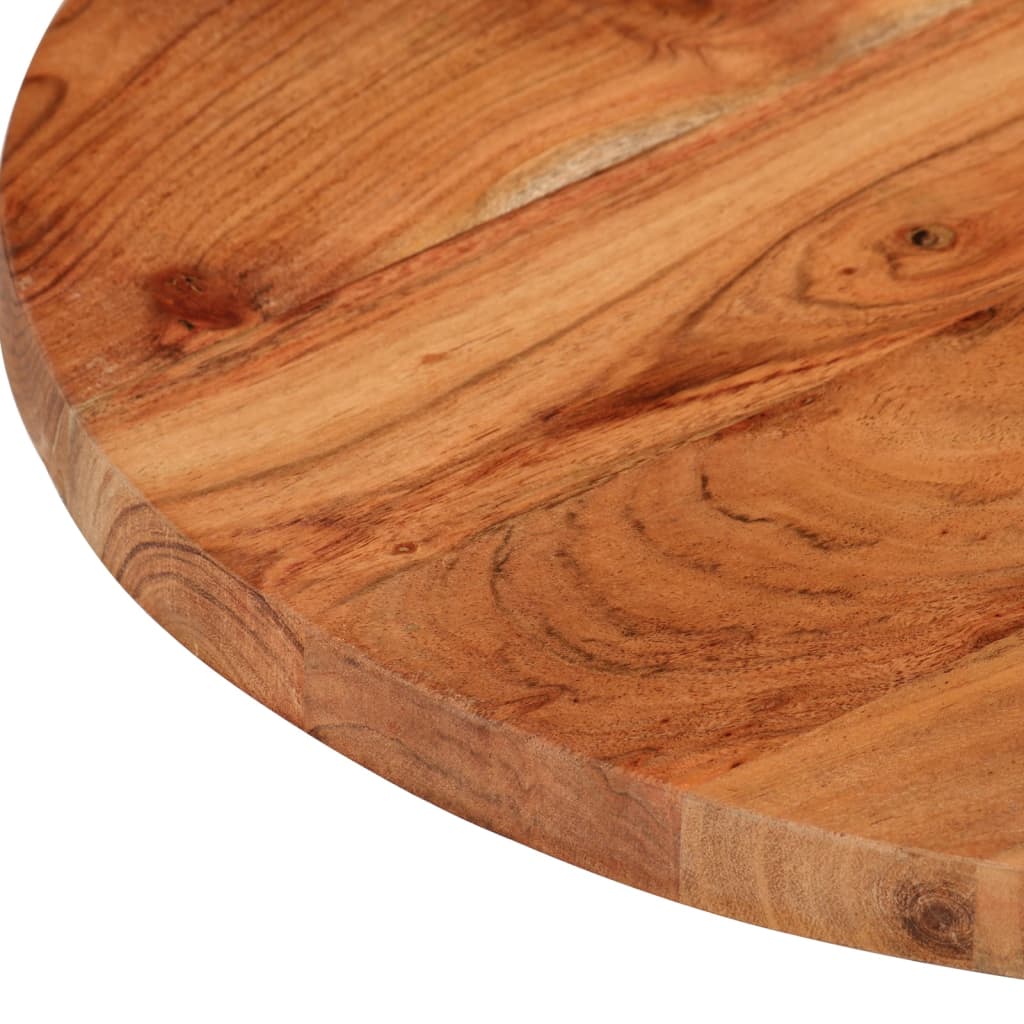 Dessus de table Ø60x3,8 cm rond bois massif d'acacia - XIOS