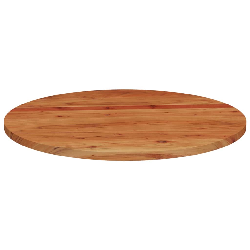 Dessus de table Ø70x2,5 cm rond bois massif d'acacia - XIOS