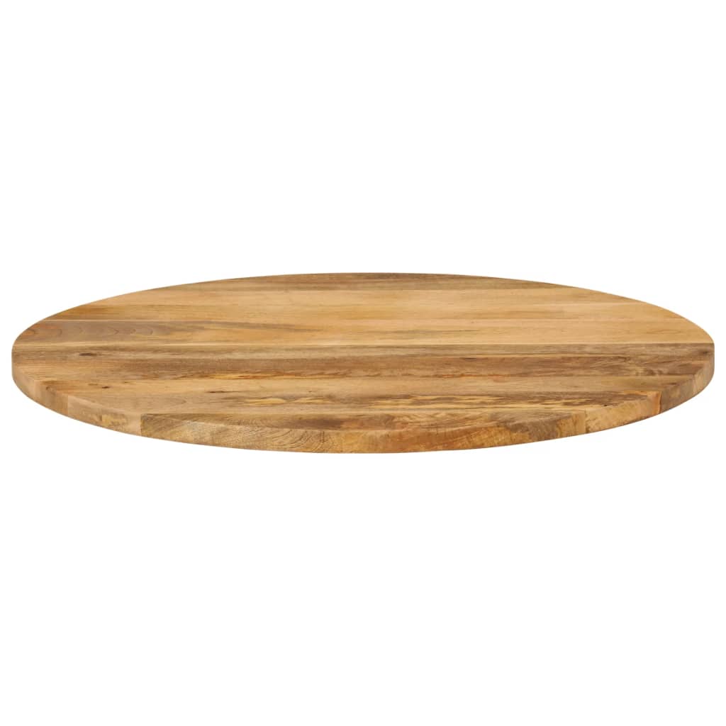 Dessus de table Ø 70x3,8 cm rond bois de manguier massif - XIOS