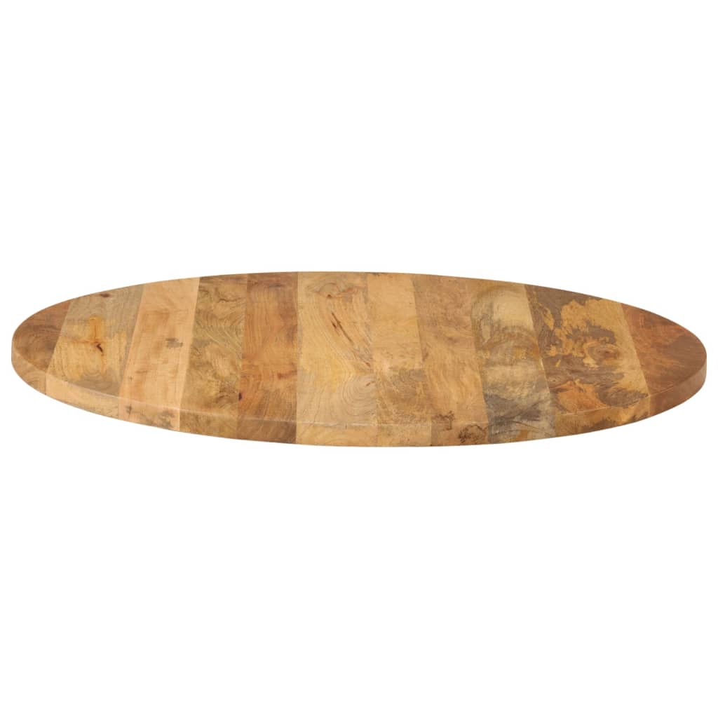 Dessus de table Ø 70x3,8 cm rond bois de manguier massif - XIOS
