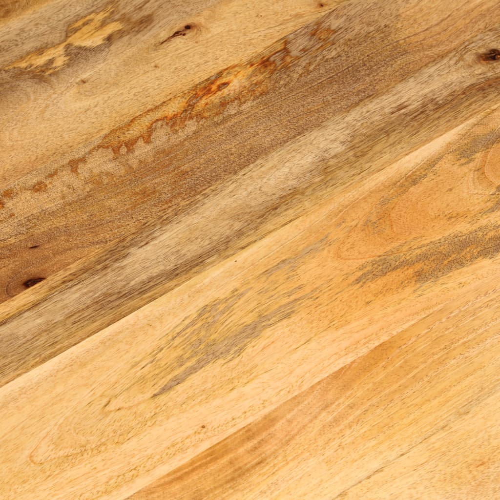 Dessus de table Ø 70x3,8 cm rond bois de manguier massif - XIOS
