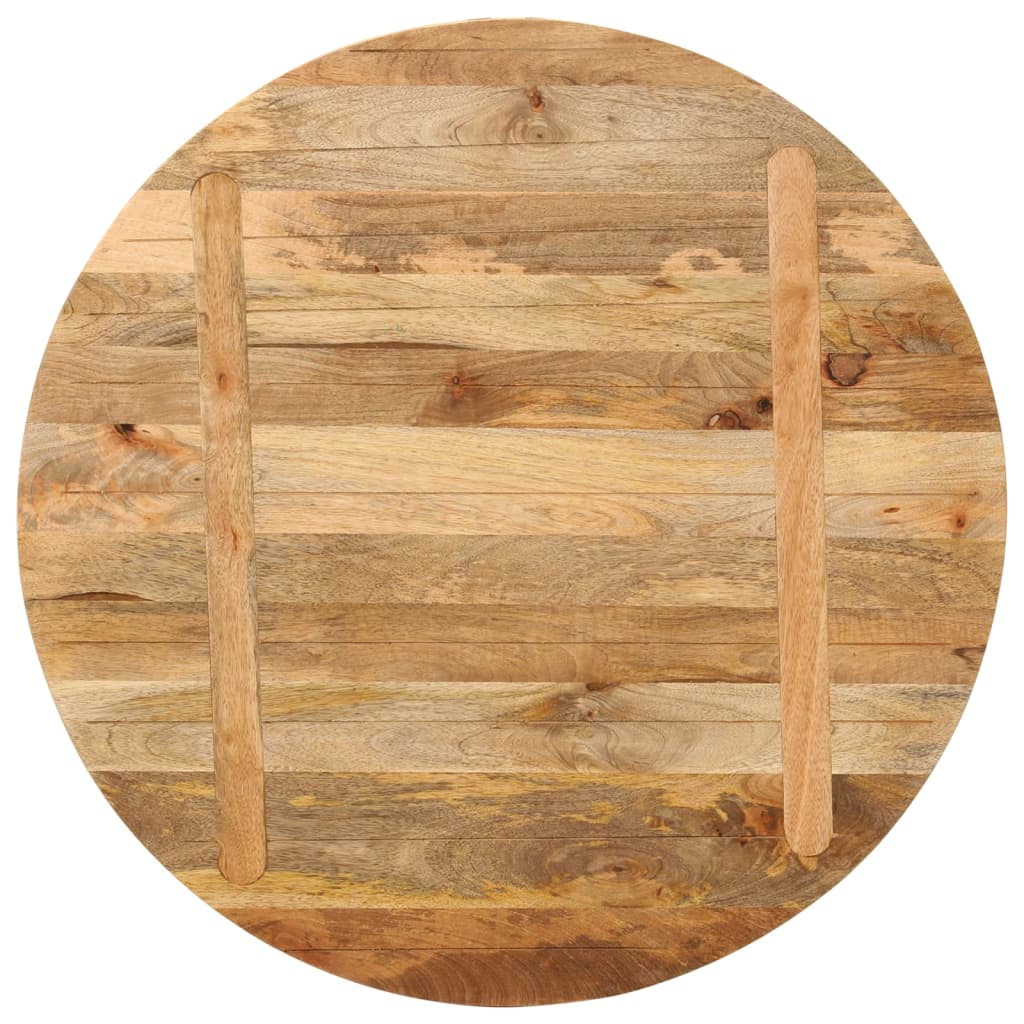 Dessus de table Ø 90x2,5 cm rond bois de manguier massif - XIOS