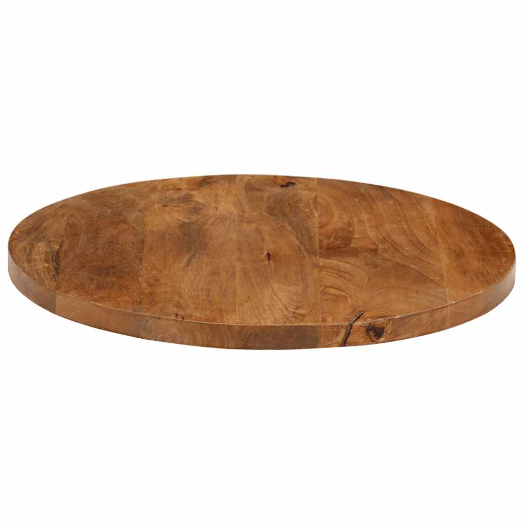 Dessus de table Ø 40x2,5 cm rond bois de manguier massif - XIOS