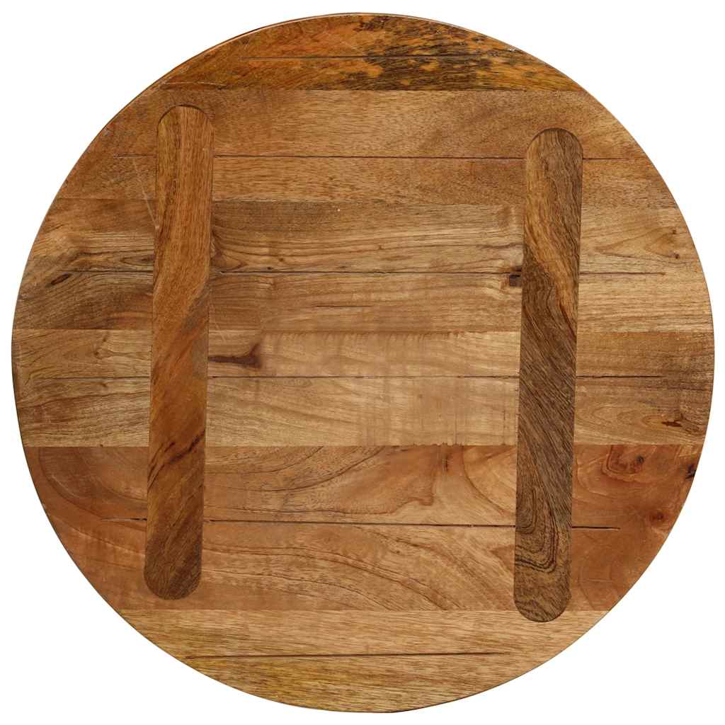 Dessus de table Ø 40x2,5 cm rond bois de manguier massif - XIOS
