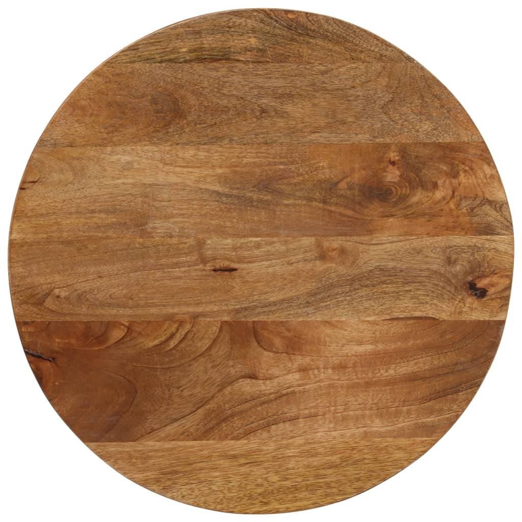 Dessus de table Ø 50x2,5 cm rond bois de manguier massif - XIOS
