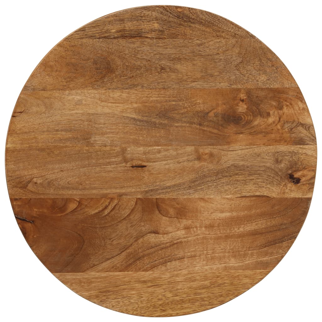 Dessus de table Ø 50x3,8 cm rond bois de manguier massif - XIOS