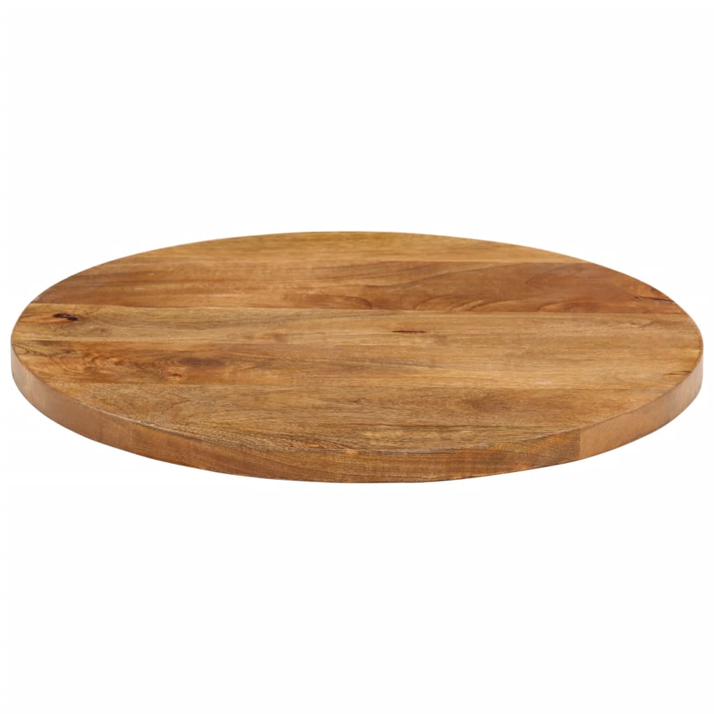 Dessus de table Ø 60x3,8 cm rond bois de manguier massif - XIOS