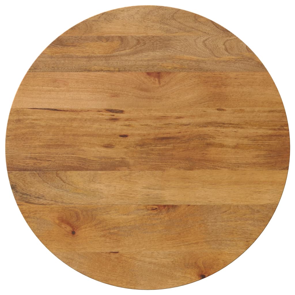 Dessus de table Ø 70x2,5 cm rond bois de manguier massif - XIOS