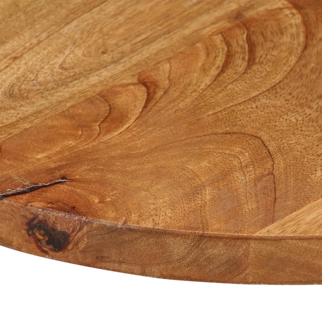 Dessus de table Ø 90x2,5 cm rond bois de manguier massif - XIOS
