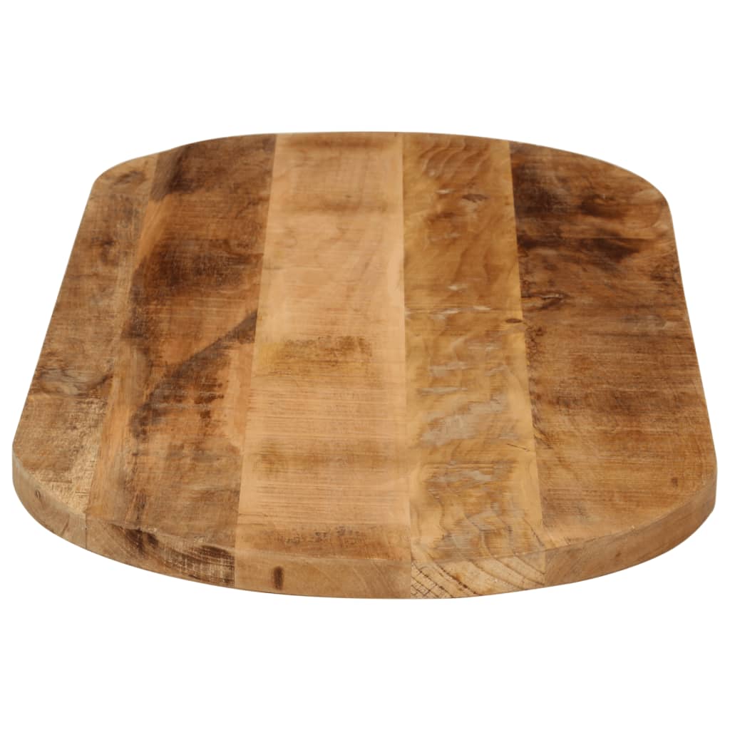 Dessus de table 140x50x2,5cm ovale bois massif de manguier brut - XIOS