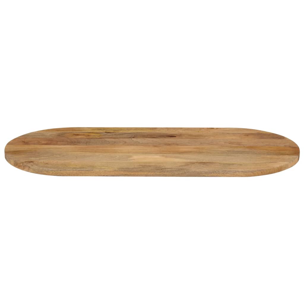 Dessus de table 120x50x3,8 cm ovale bois massif de manguier - XIOS