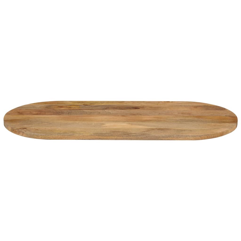 Dessus de table 140x50x3,8 cm ovale bois massif de manguier - XIOS