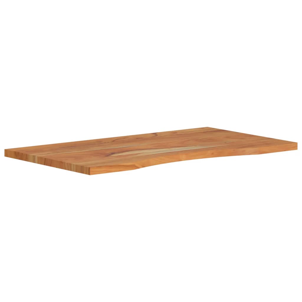 Dessus de bureau 100x50x2,5 cm rectangulaire bois massif acacia - XIOS