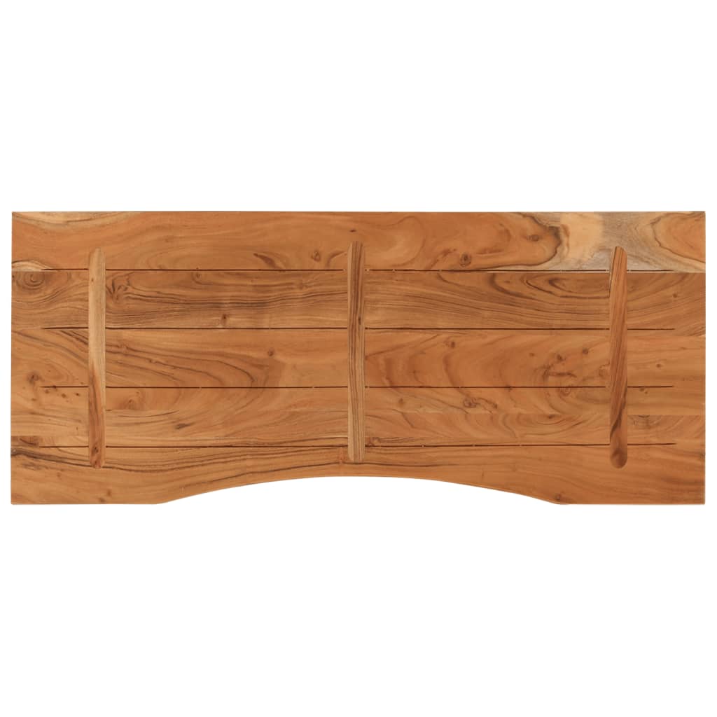 Dessus de bureau 110x50x2,5 cm rectangulaire bois massif acacia - XIOS
