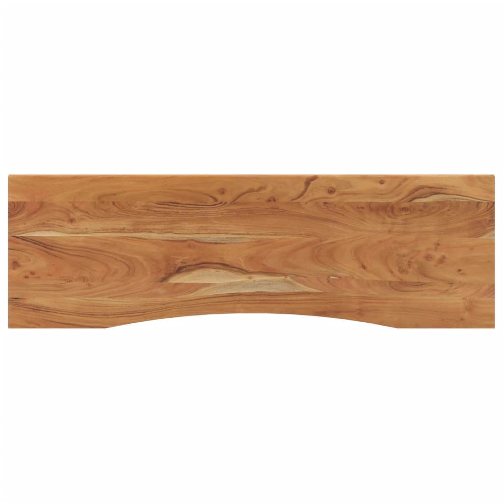 Dessus de bureau 140x50x2,5 cm rectangulaire bois massif acacia - XIOS
