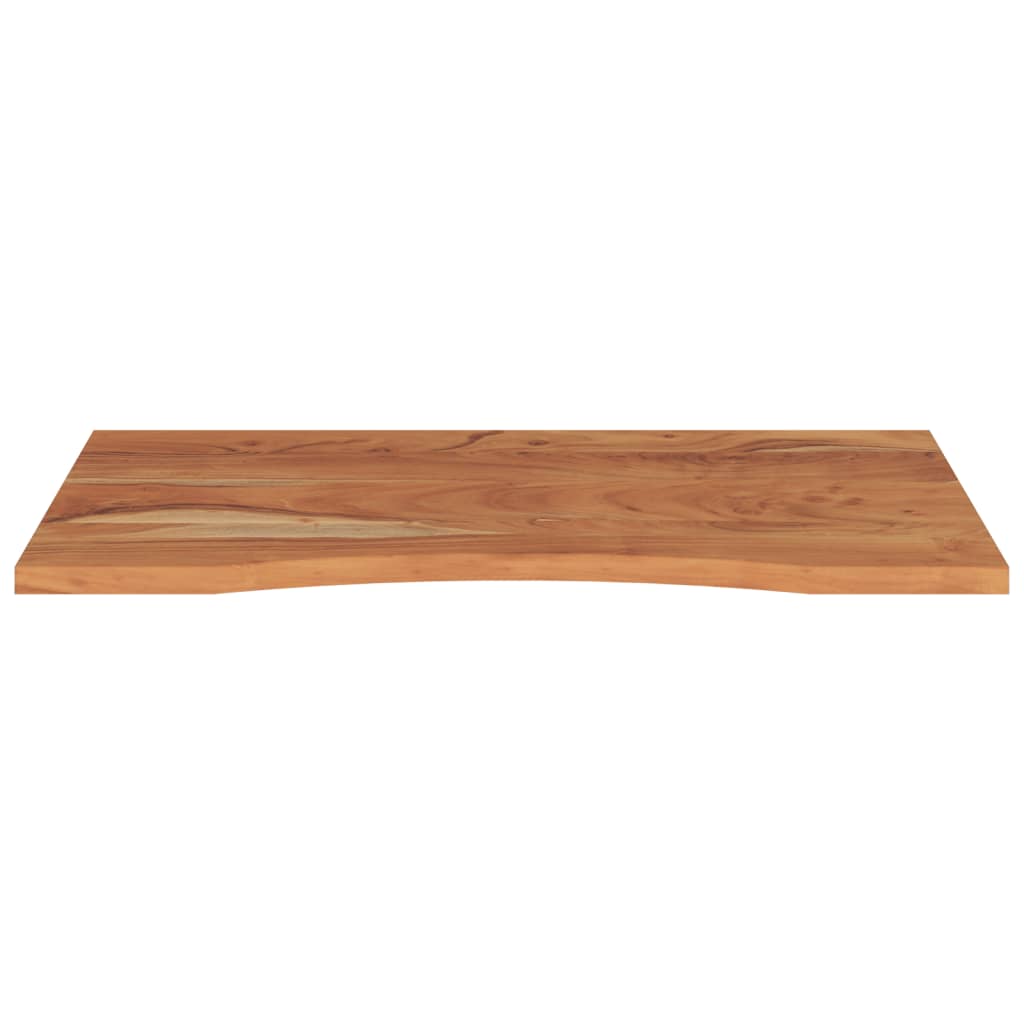 Dessus de bureau 80x60x2,5cm rectangulaire bois massif d'acacia - XIOS