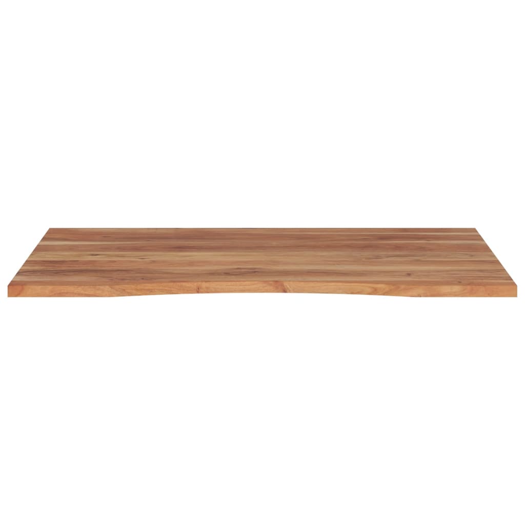 Dessus de bureau 100x80x2,5 cm rectangulaire bois massif acacia - XIOS