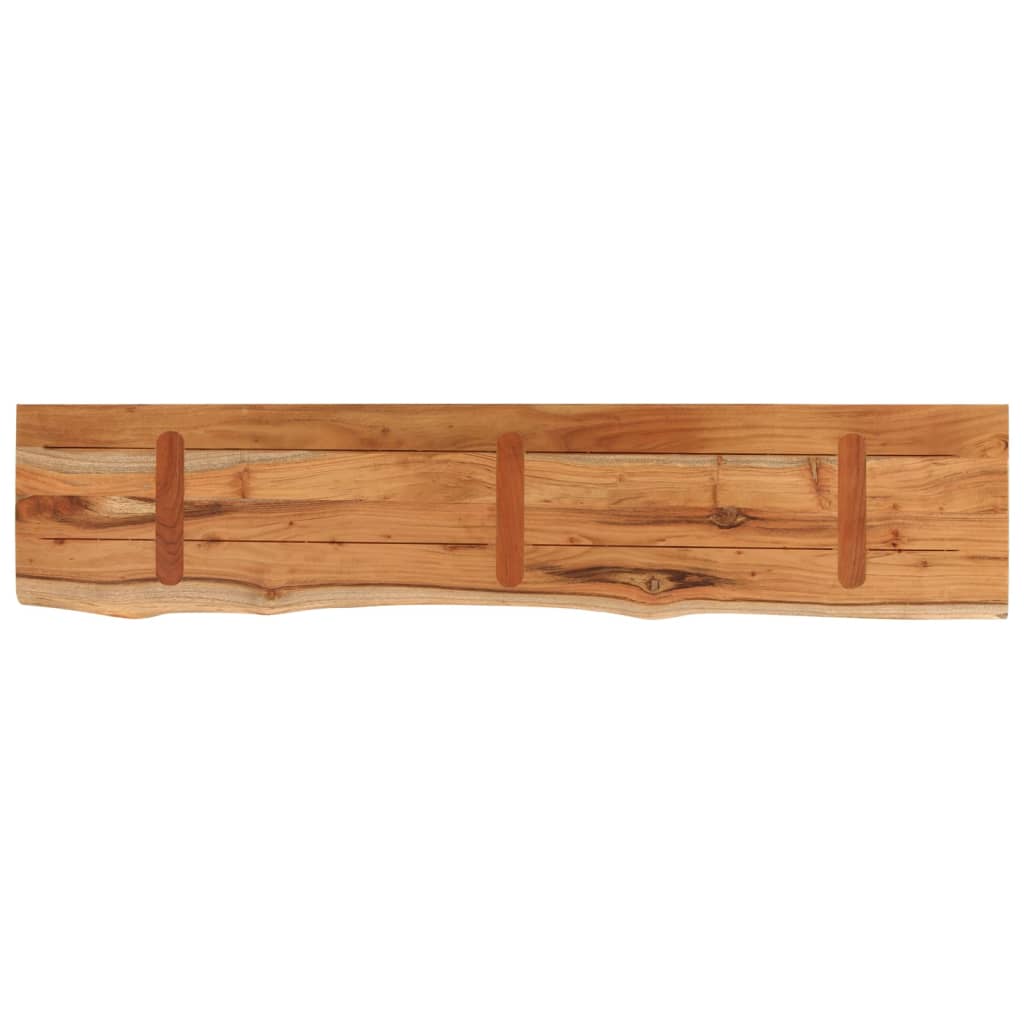 Dessus de table 180x30x2,5 cm rectangulaire bois massif acacia - XIOS