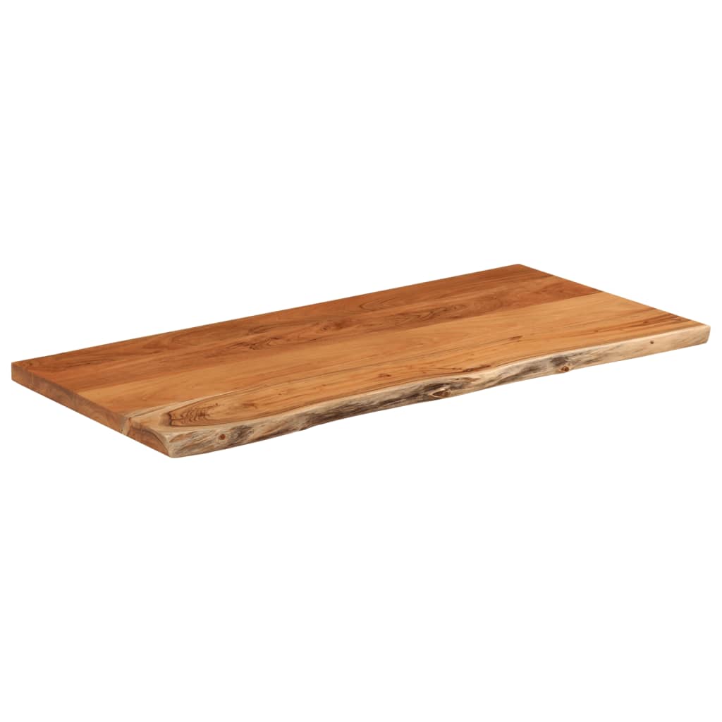 Dessus de table 80x40x2,5 cm rectangulaire bois massif acacia - XIOS
