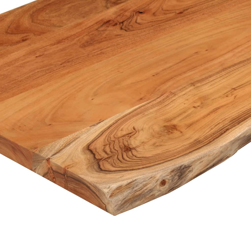 Dessus de table 80x40x2,5 cm rectangulaire bois massif acacia - XIOS